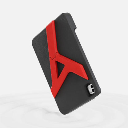 For iPad Pro 11 2025 / 2024 YOYOISLES Air Rum Series EVA Tablet Case(Black Red) by YOYOISLES