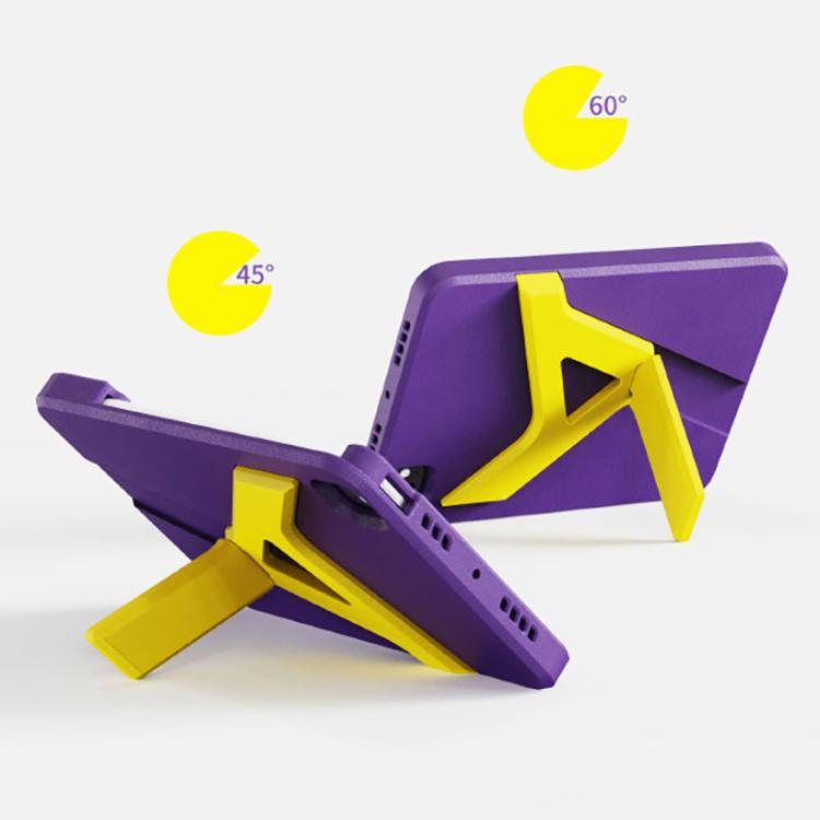 For iPad Pro 11 2025 / 2024 YOYOISLES Air Rum Series EVA Tablet Case(Purple Yellow) by YOYOISLES