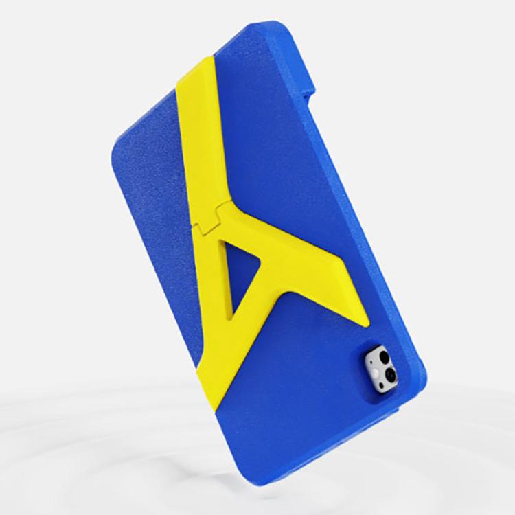 For iPad Pro 11 2025 / 2024 YOYOISLES Air Rum Series EVA Tablet Case(Blue Yellow) by YOYOISLES