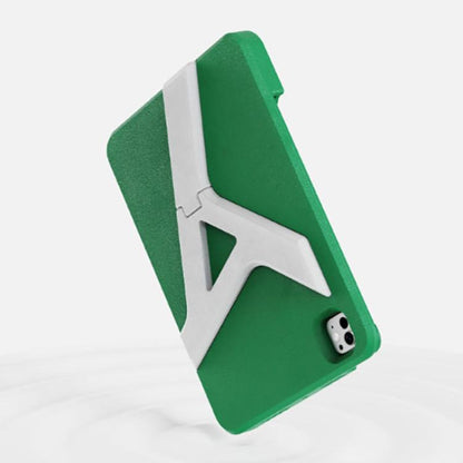 For iPad Pro 11 2025 / 2024 YOYOISLES Air Rum Series EVA Tablet Case(Green White) by YOYOISLES