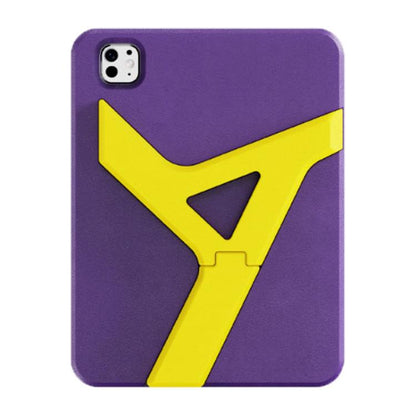 For iPad Air 11 2024 / 11 2025 YOYOISLES Air Rum Series EVA Tablet Case(Purple Yellow) by YOYOISLES