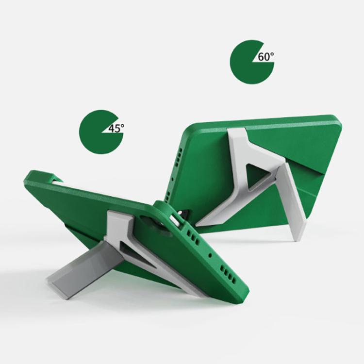 For iPad Air 11 2024 / 11 2025 YOYOISLES Air Rum Series EVA Tablet Case(Green White) by YOYOISLES