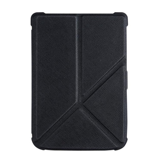 For Pocketbook B606 628 633 632 627 616 Cross Texture Deformation TPU Leather Smart Tablet Case(Black) by bashfashion