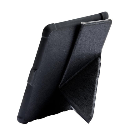 For Pocketbook B606 628 633 632 627 616 Cross Texture Deformation TPU Leather Smart Tablet Case(Black) by bashfashion