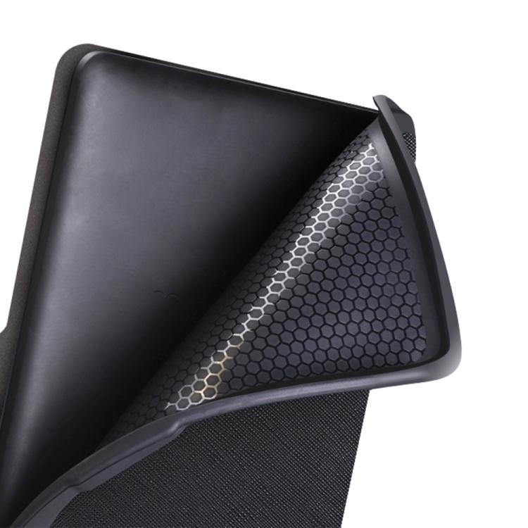 For Pocketbook B606 628 633 632 627 616 Cross Texture Deformation TPU Leather Smart Tablet Case(Black) by bashfashion