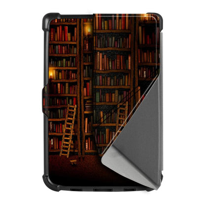 For Pocketbook B606 628 633 632 627 616 Painting Deformation TPU Leather Smart Tablet Case(Library) by bashfashion