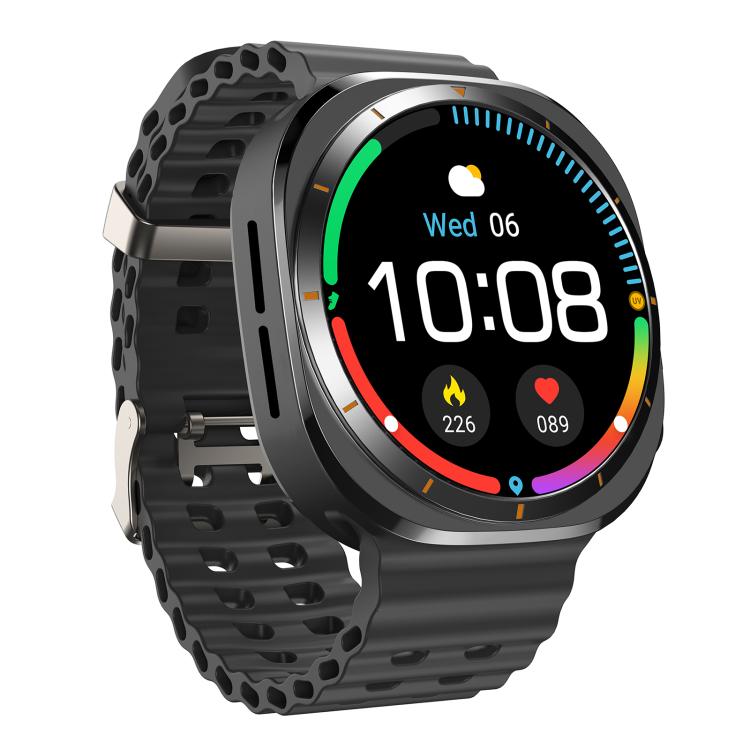 X7 1.51 inch IPS Screen Bluetooth Smart Watch Supports Healthy Monitoring(Black) by bashfashion