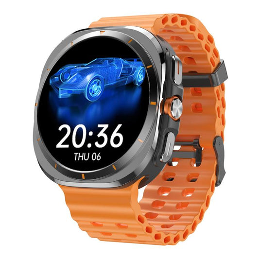 X7 1.51 inch IPS Screen Bluetooth Smart Watch Supports Healthy Monitoring(Orange) by bashfashion