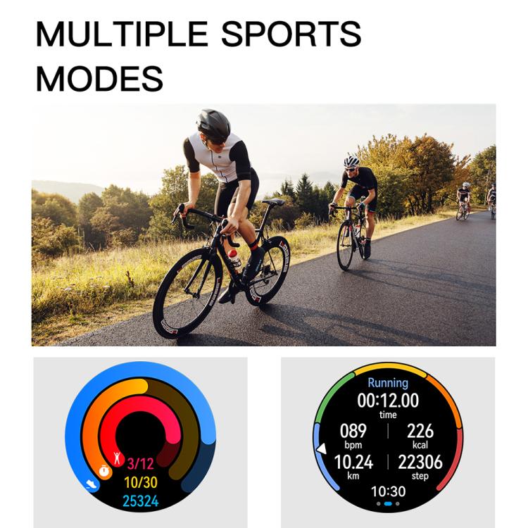 X7 1.51 inch IPS Screen Bluetooth Smart Watch Supports Healthy Monitoring(Black) by bashfashion