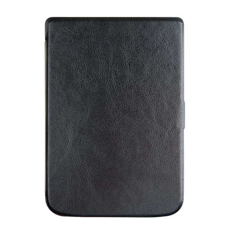 For Pocketbook B606 628 633 632 627 616 Crazy Horse Texture TPU Leather Smart Tablet Case(Black) by bashfashion