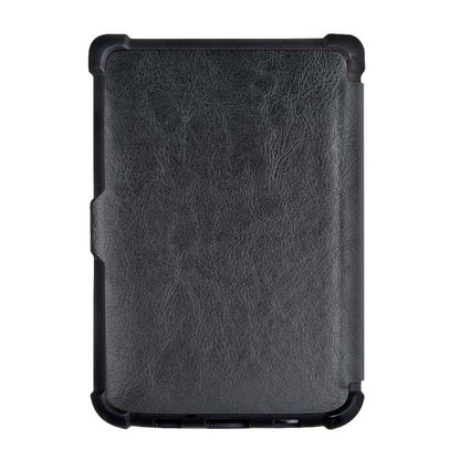For Pocketbook B606 628 633 632 627 616 Crazy Horse Texture TPU Leather Smart Tablet Case(Black) by bashfashion