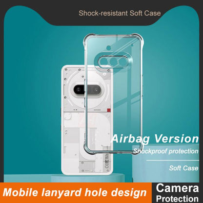 For Nothing Phone 3a imak Shockproof Airbag TPU Phone Case(Transparent) by imak