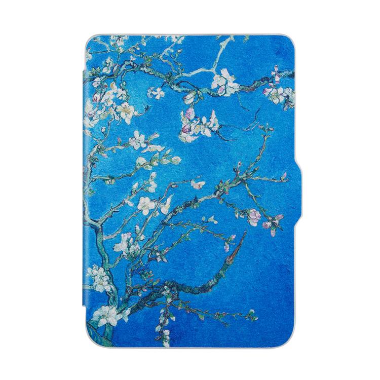 For Pocketbook B606 628 633 632 627 616 Painting TPU Leather Smart Tablet Case(Plum Blossom) by bashfashion