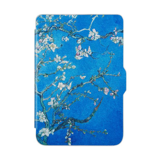 For Pocketbook B606 628 633 632 627 616 Painting TPU Leather Smart Tablet Case(Plum Blossom) by bashfashion