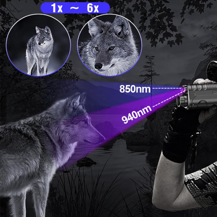 NVG07S Outdoor 4K 1.39 inch OLED Round Screen Monocular Head-mounted Infrared Night Vision Device by bashfashion