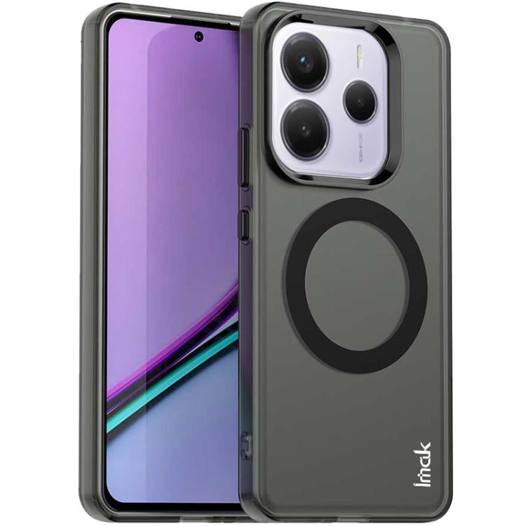 For Redmi Note 14 5G IMAK Chocolate Series TPU + PET MagSafe Phone Case(Black) by imak