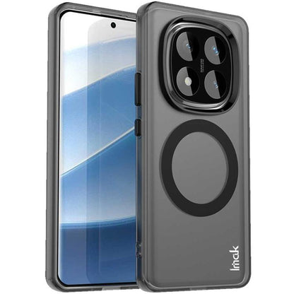 For Redmi Note 14 Pro+ 5G IMAK Chocolate Series TPU + PET MagSafe Phone Case(Black) by imak