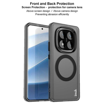 For Redmi Note 14 Pro+ 5G IMAK Chocolate Series TPU + PET MagSafe Phone Case(Black) by imak