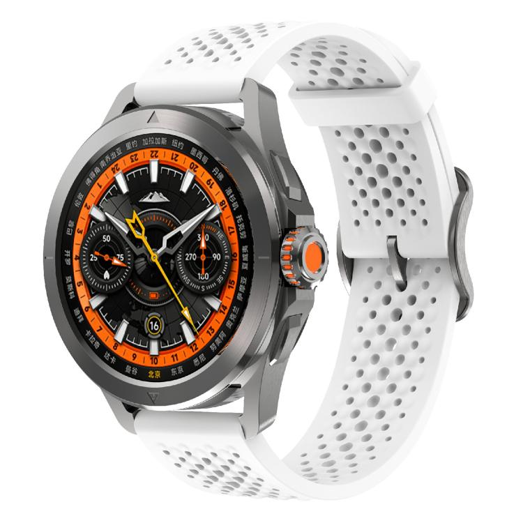 For Xiaomi Watch S4 Sport Kalebol 22mm Silicone Strap(White) by Kalebol