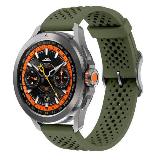 For Xiaomi Watch S4 Sport Kalebol 22mm Silicone Strap(Army Green) by Kalebol
