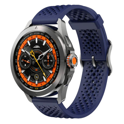 For Xiaomi Watch S4 Sport Kalebol 22mm Silicone Strap(Midnight Blue) by Kalebol