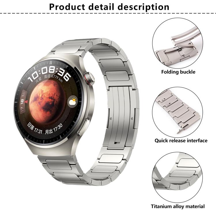 Kalebol 22mm Universal Titanium Scratch Resistant Strap(Black) by Kalebol