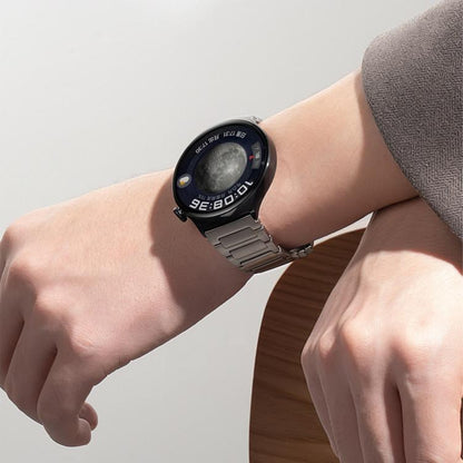 Kalebol 22mm Universal Titanium Scratch Resistant Strap(Titanium Grey) by Kalebol