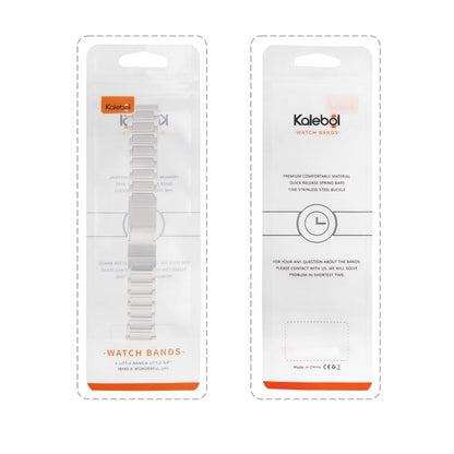 Kalebol 22mm Universal Titanium Scratch Resistant Strap(Black) by Kalebol