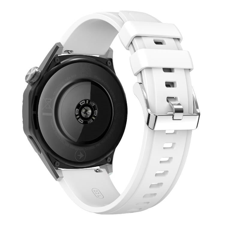 Kalebol 22mm Universal Silicone Watch Strap(White) by Kalebol