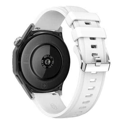 Kalebol 22mm Universal Silicone Watch Strap(White) by Kalebol
