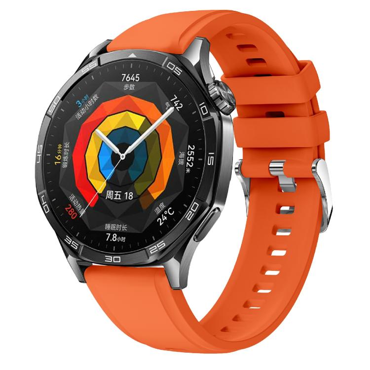 Kalebol 22mm Universal Silicone Watch Strap(Orange) by Kalebol