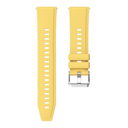 Kalebol 22mm Universal Silicone Watch Strap(Yellow) by Kalebol
