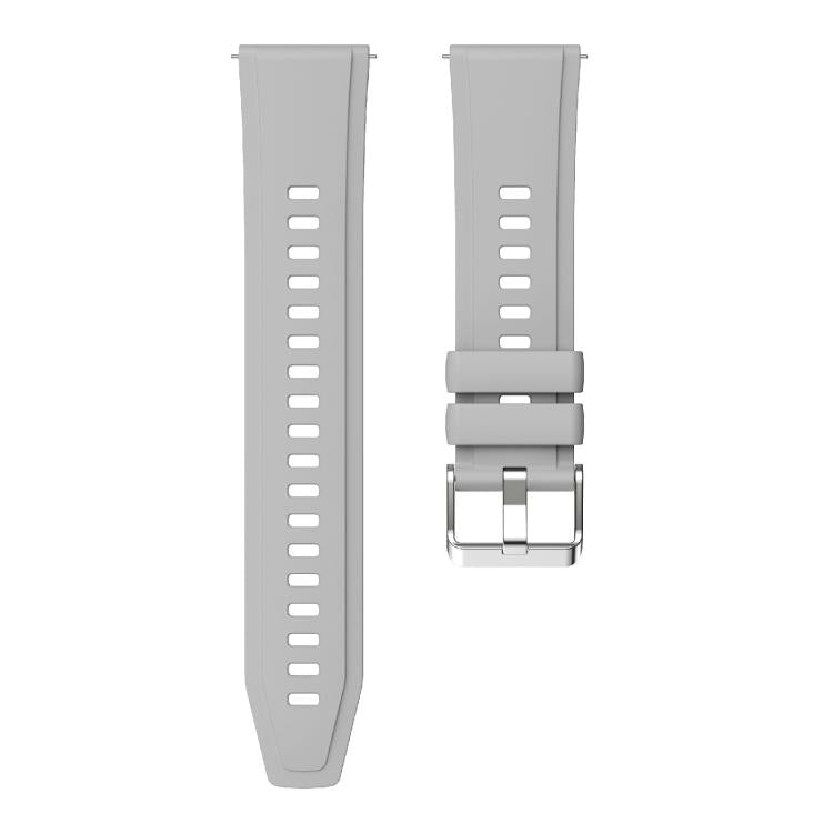 Kalebol 22mm Universal Silicone Watch Strap(Light Grey) by Kalebol