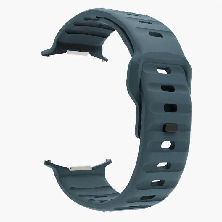 For Samsung Galaxy Watch Ultra 47mm / Ultra 2025 Kalebol Wave Reverse Buckle Silicone Strap(Ocean Blue) by Kalebol