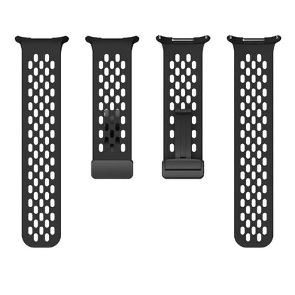 For Samsung Galaxy Watch Ultra 47mm / Ultra 2025 Kalebol Mesh Magnetic Silicone Watch Strap(Black) by Kalebol