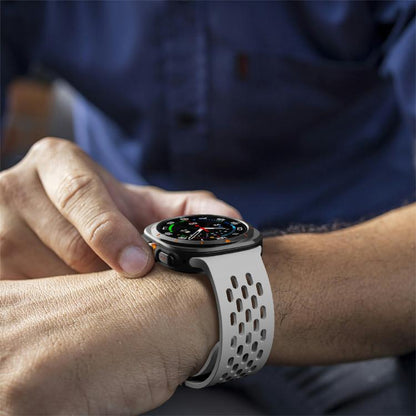 For Samsung Galaxy Watch Ultra 47mm / Ultra 2025 Kalebol Mesh Magnetic Silicone Watch Strap(Grey) by Kalebol