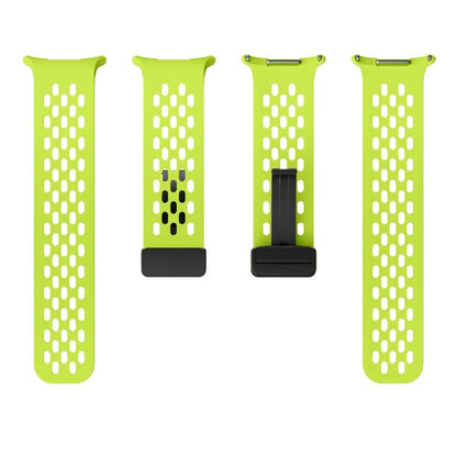 For Samsung Galaxy Watch Ultra 47mm / Ultra 2025 Kalebol Mesh Magnetic Silicone Watch Strap(Fluorescent Green) by Kalebol
