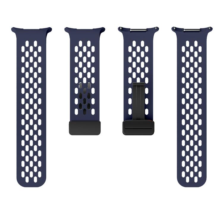 For Samsung Galaxy Watch Ultra 47mm / Ultra 2025 Kalebol Mesh Magnetic Silicone Watch Strap(Blue) by Kalebol