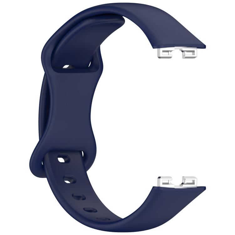For Huawei Band 10 / 9 / 8 Kalebol Eight-character Tail Silicone Watch Strap(Navy Blue) by Kalebol
