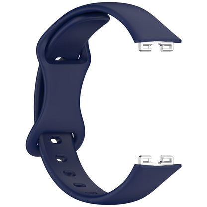 For Huawei Band 10 / 9 / 8 Kalebol Eight-character Tail Silicone Watch Strap(Navy Blue) by Kalebol