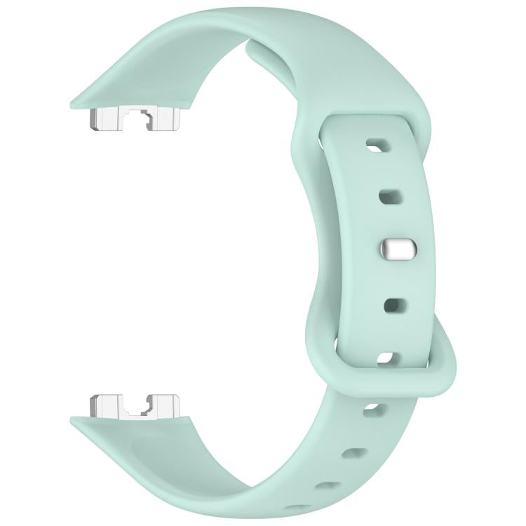 For Huawei Band 10 / 9 / 8 Kalebol Eight-character Tail Silicone Watch Strap(Haze Blue) by Kalebol
