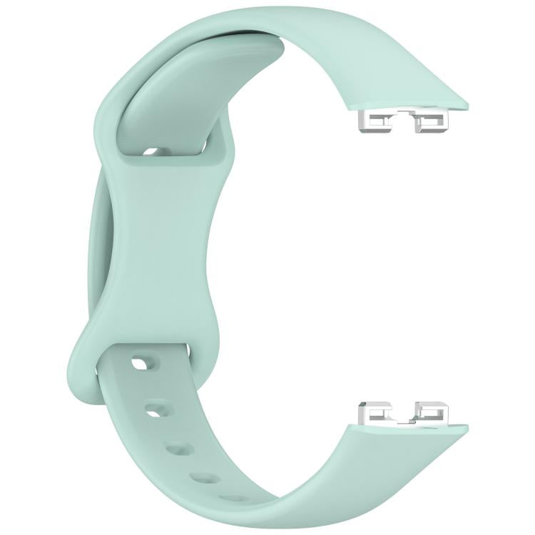 For Huawei Band 10 / 9 / 8 Kalebol Eight-character Tail Silicone Watch Strap(Haze Blue) by Kalebol