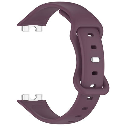 For Huawei Band 10 / 9 / 8 Kalebol Eight-character Tail Silicone Watch Strap(Smoky Purple) by Kalebol