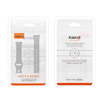 For Huawei Band 10 / 9 / 8 Kalebol Eight-character Tail Silicone Watch Strap(Pine Needle Green) by Kalebol