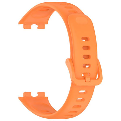 For Huawei Band 10 / 9 / 8 Kalebol Colorful Buckle Silicone Watch Strap(Orange) by Kalebol