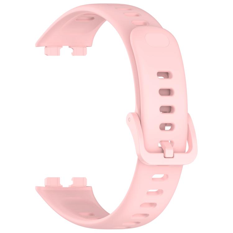 For Huawei Band 10 / 9 / 8 Kalebol Colorful Buckle Silicone Watch Strap(Pink) by Kalebol