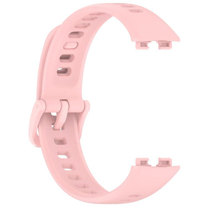 For Huawei Band 10 / 9 / 8 Kalebol Colorful Buckle Silicone Watch Strap(Pink) by Kalebol