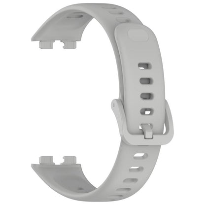For Huawei Band 10 / 9 / 8 Kalebol Colorful Buckle Silicone Watch Strap(Grey) by Kalebol