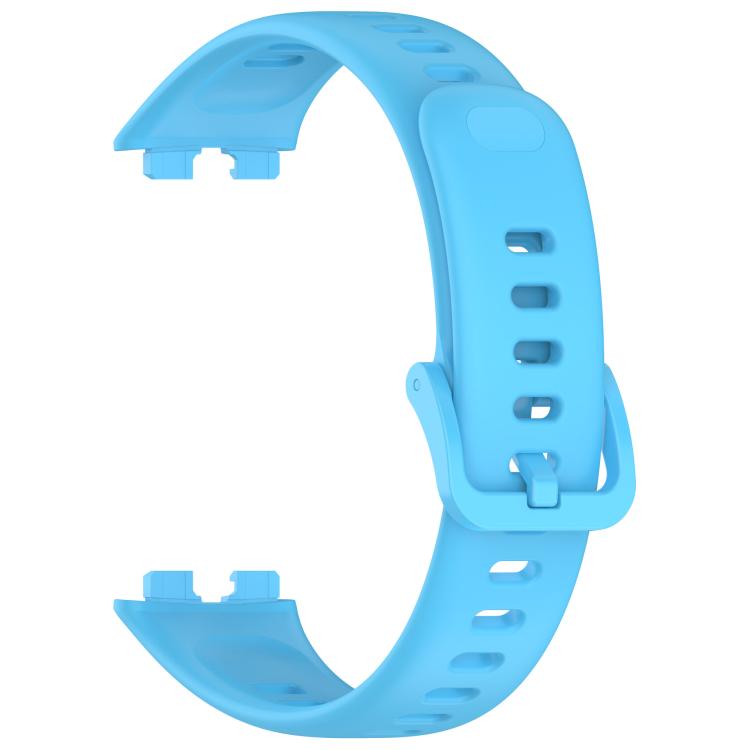 For Huawei Band 10 / 9 / 8 Kalebol Colorful Buckle Silicone Watch Strap(Sky Blue) by Kalebol