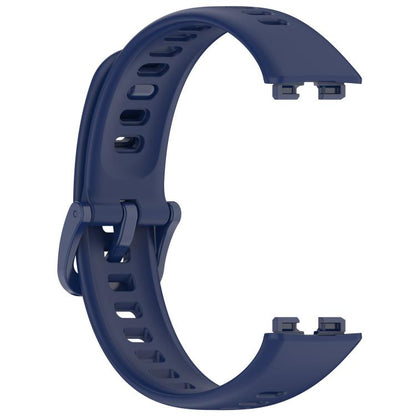 For Huawei Band 10 / 9 / 8 Kalebol Colorful Buckle Silicone Watch Strap(Blue) by Kalebol